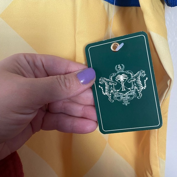 Bogey Boys Yellow Logo Checkered T Shirt Men’s Size Large Golf Tee NEW - Picture 3 of 8